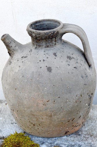Ancienne cruche terre - cruche, cuite
